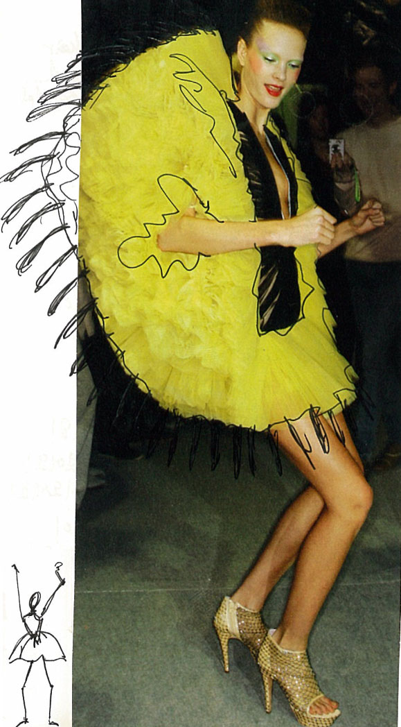 Yetta Collage yellow-dress