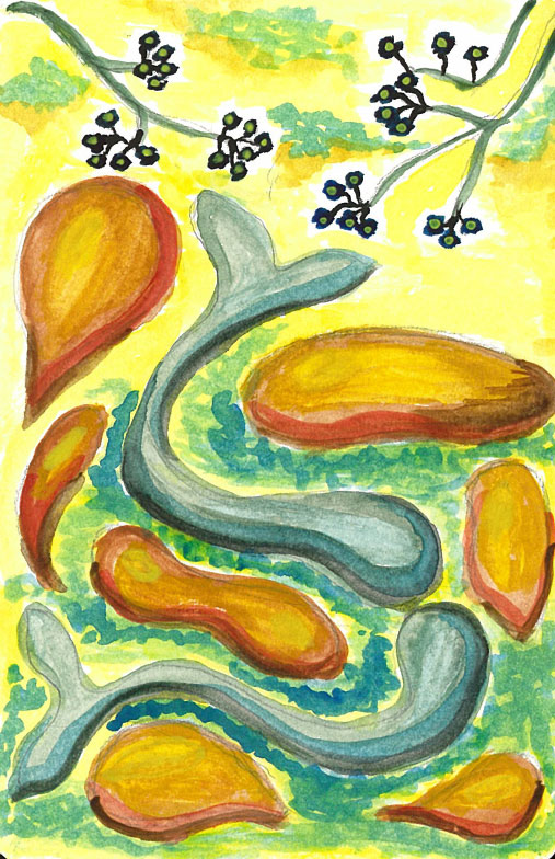 2010-09-poissons Yetta Drawing